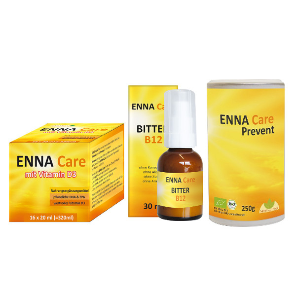 Enna Care Ölmischung und Bitter b12 Bitterstoffeund Enna Prevent
