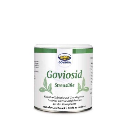 Goviosid-Suessstoff-Streusuesse