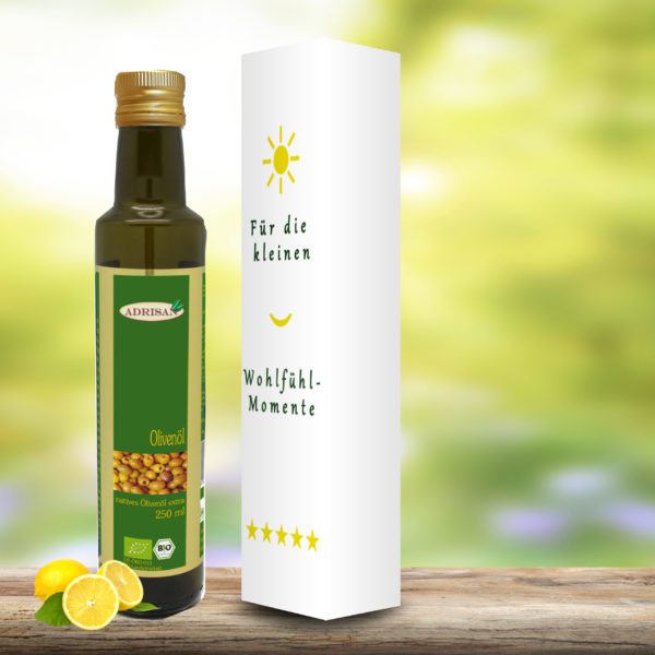 Olivenoel-mit-Zitrone-250ml_inkl. Geschenkverpackung
