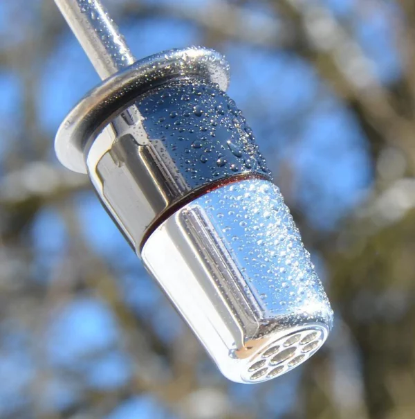 Wasserverwirbler Kristallwirbel Kammer Ruthenium-SilberBasicWirbler